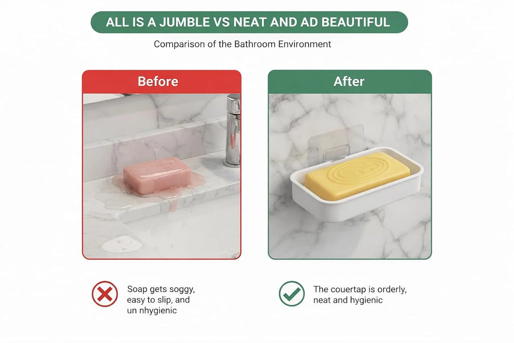 Self Adhesive Soap Dish (Pack of 2)