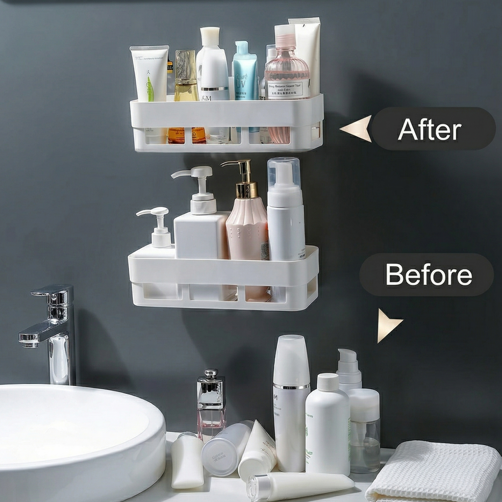 Self Adhesive Bathroom/Kitchen shelf