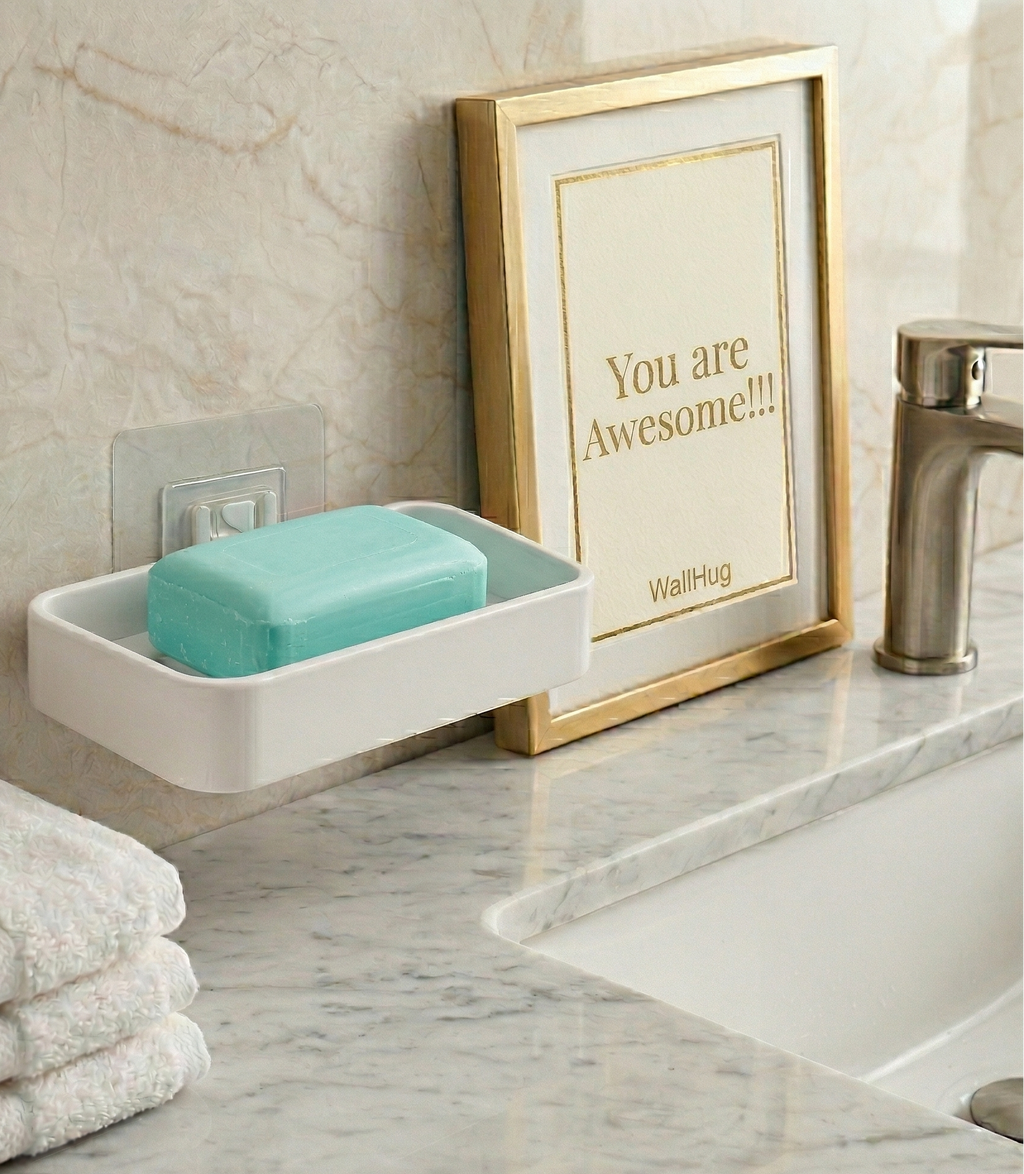 Self Adhesive Soap Dish (Pack of 2)