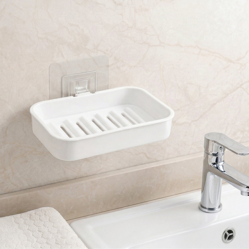 Self Adhesive Soap Dish (Pack of 2)
