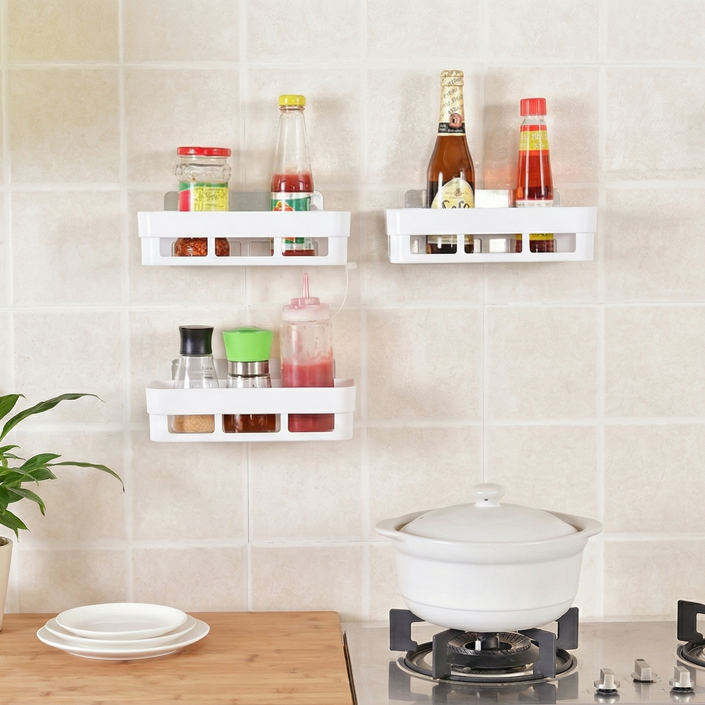 Self Adhesive Bathroom/Kitchen shelf