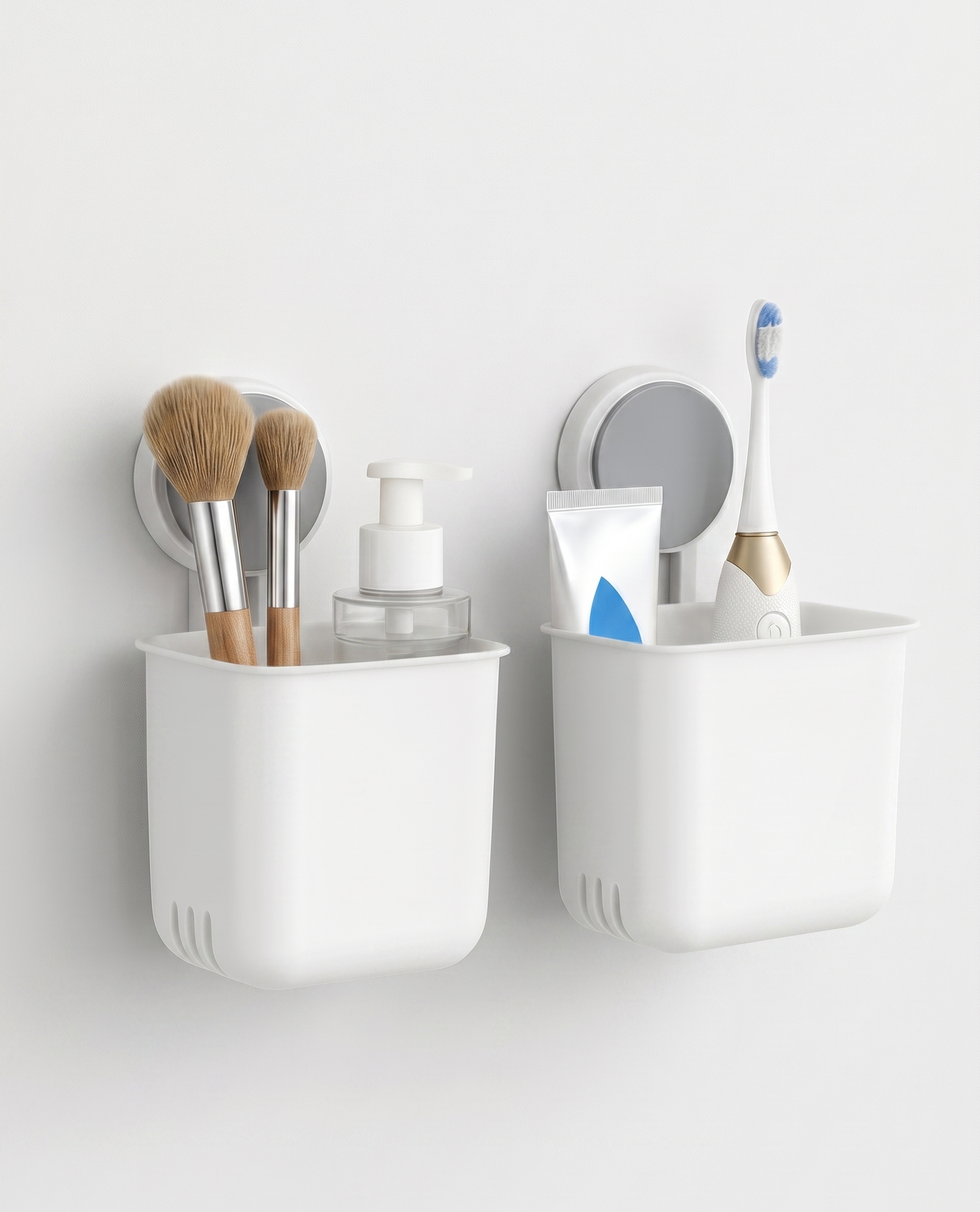 Self Adhesive Brush Holder, Waterproof adhesive ( Pack of 2 )