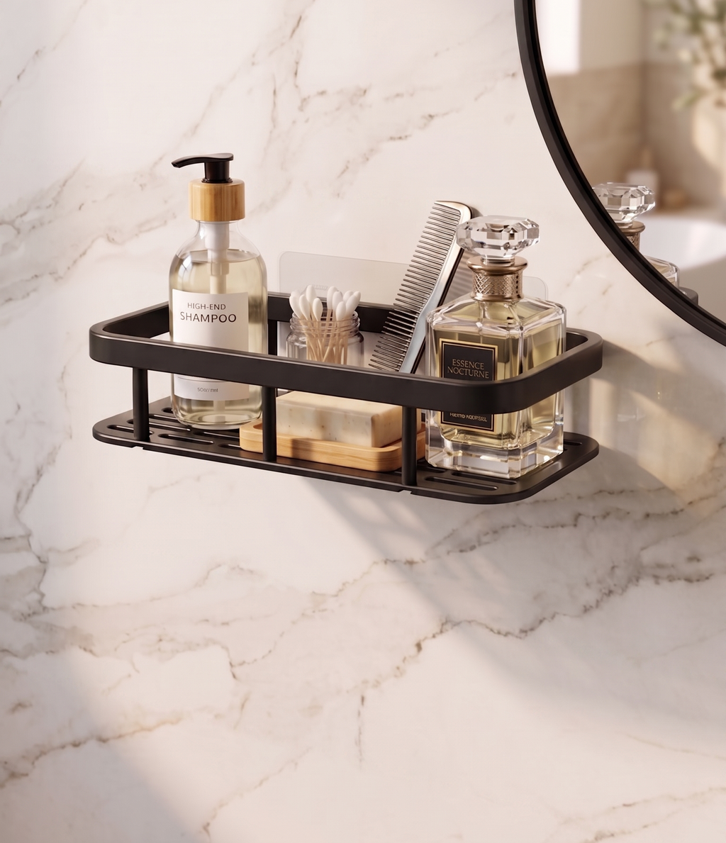 Self adhesive Multipurpose organizer 1 pcs, Self for Bathroom & Kitchen, No Drill Installation