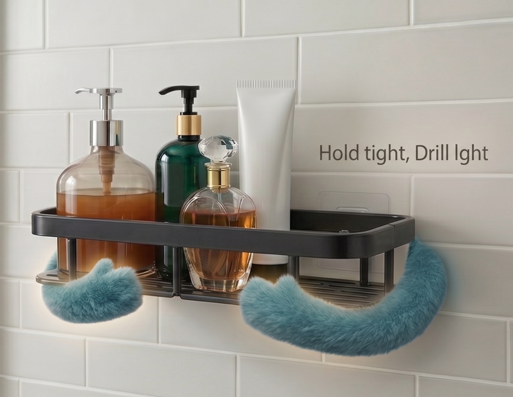 Self adhesive Multipurpose organizer 1 pcs, Self for Bathroom & Kitchen, No Drill Installation