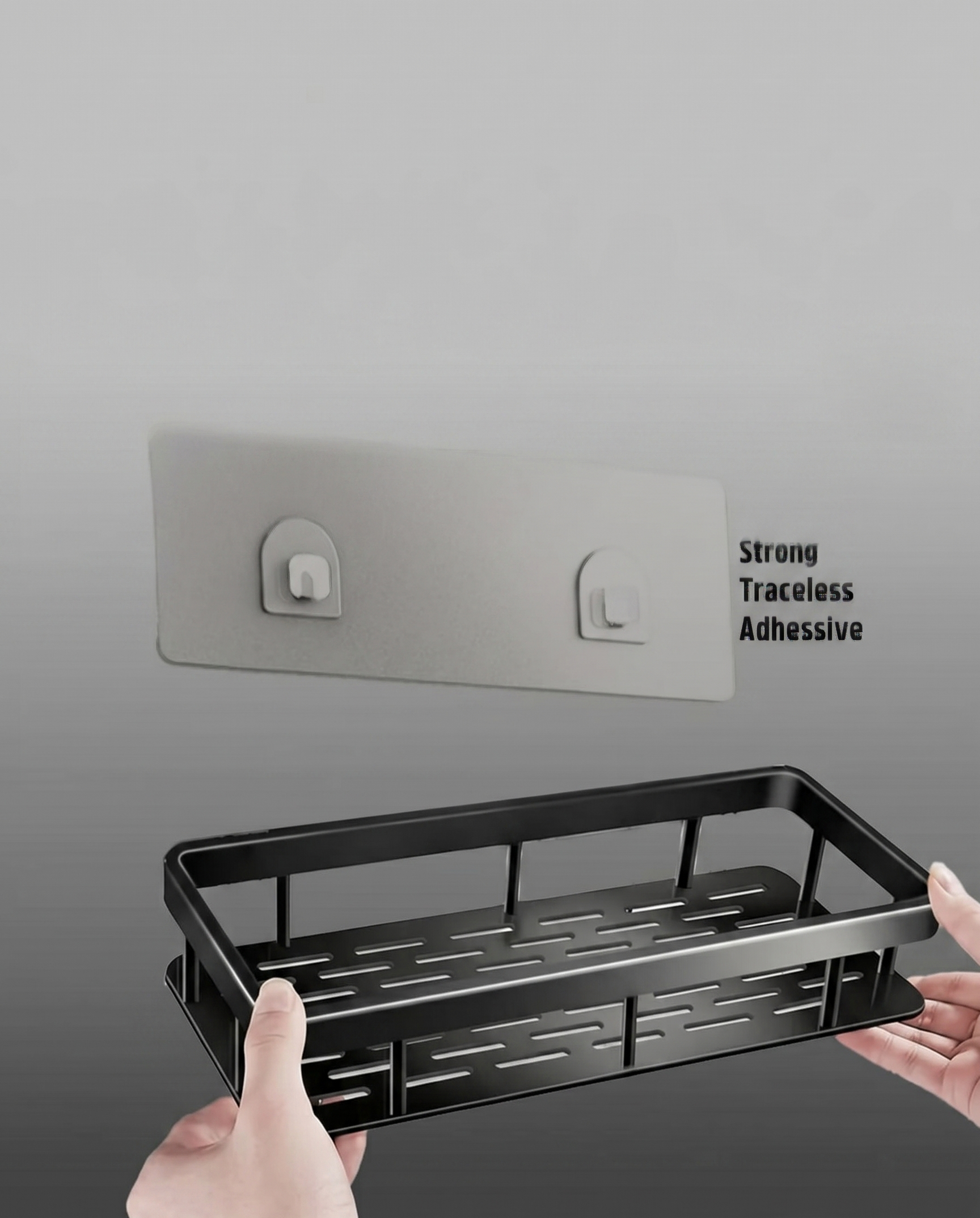 Self adhesive Multipurpose organizer 1 pcs, Self for Bathroom & Kitchen, No Drill Installation